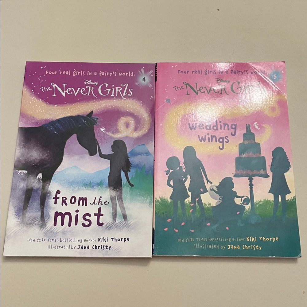 Kiki Thorpe Disney’s “The Never Girls”Novel Collection - Colorful Paperback Set - Picture 4 of 11